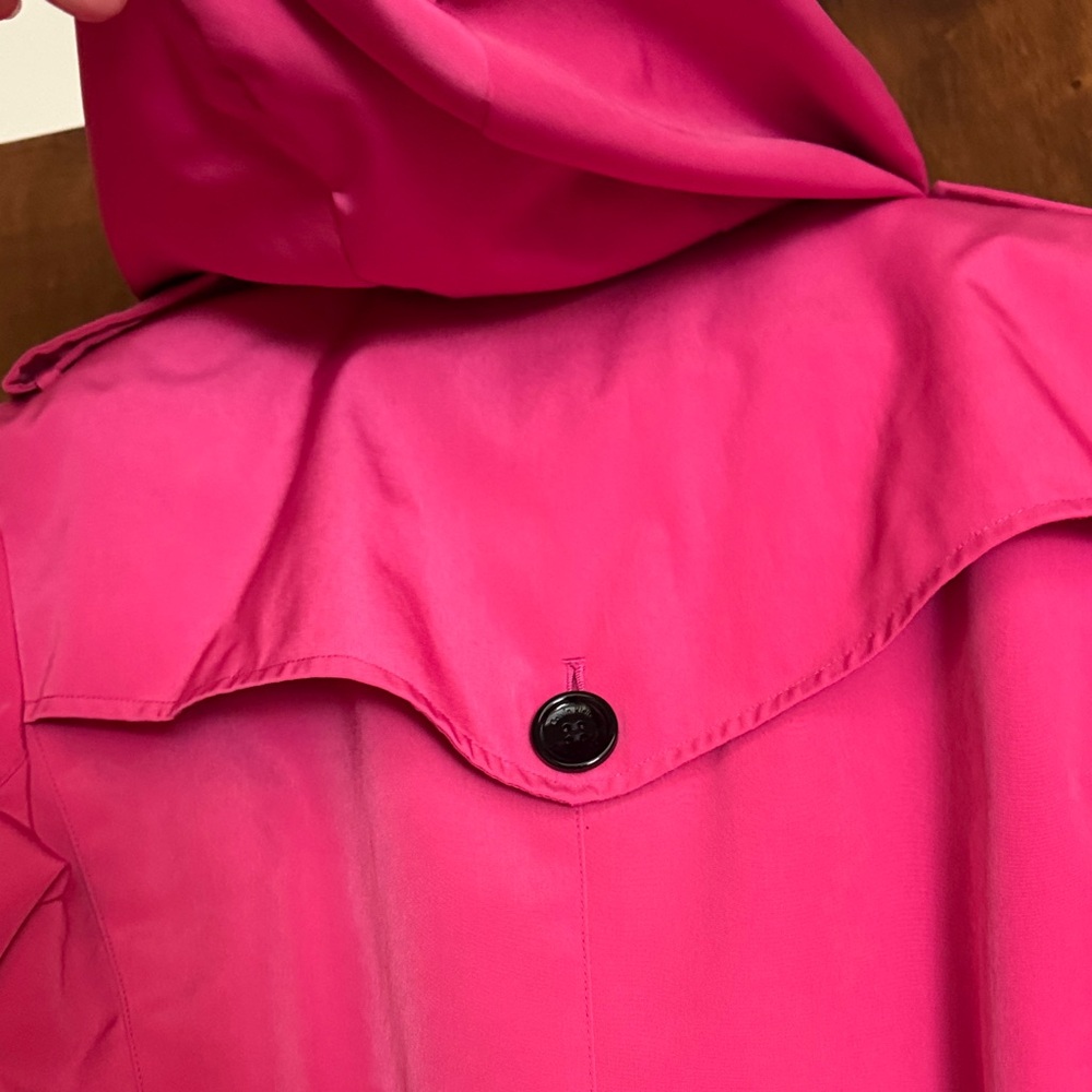 Calvin Klein Fuchsia Trench Coat for Women - Picture 4 of 8